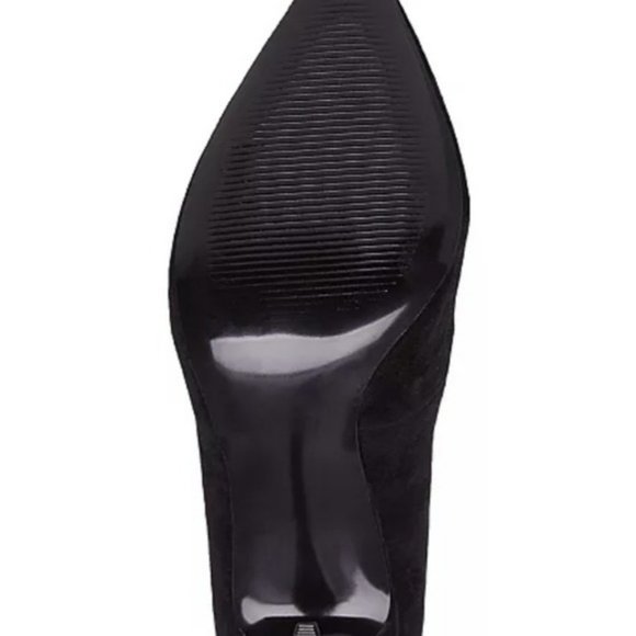 Steve Madden Daisie Pumps Suede Black - Picture 2 of 12